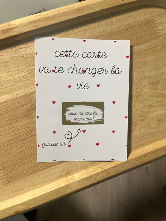Carte à gratter