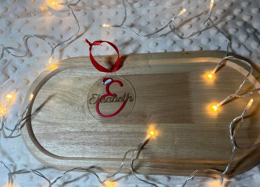 Boule de Noël plate