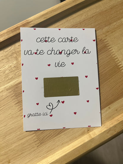 Carte à gratter